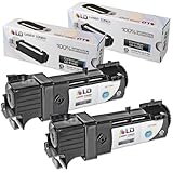 LD &copy; Compatible Dell T106C Set of 2 High Yield Black Toner Cartridges for 2130cn/2135cn Printers