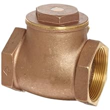 Dixon SWCV300 Brass Horizontal Swing Check Valve, 3" NPT Female