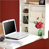 Southern Enterprises Fold-Out Convertible Desk In Winter White