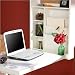 Southern Enterprises Fold-Out Convertible Desk In Winter White