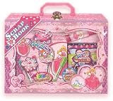 BEST SELLER - Girls PRINCESS Scrapbook Companion Set w/ Lock , stickers, gel pens and more!. JAMMED PACKED BRIEFCASE by Pecoware