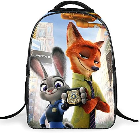 EPSW Cartoon Zootopia Unisex School Backpack Style10