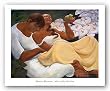 Eve in the Garden by Sandra Bierman 28"x22" Art Print Poster