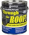 Sashco Through The Roof Sealant, Brush Grade, 1 Gallon Container, Clear (Pack of 1)