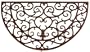 Esschert Design Doormat in Antique Rust - Half Round