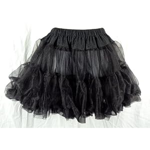 punk black skirt
