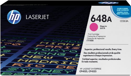 HP Laserjet 648A  Magenta Cartridge in Retail Packaging (CE263A)
