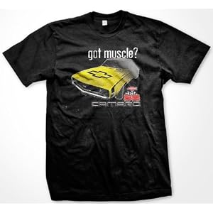 Got Muscle? T-shirt Camaro SS T-shirt, Men's Chevy Camaro Sport Special, Chevrolet Hot Rod T-shirt