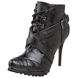 Dollhouse Women's Kennedy Lace Up Ankle Bootie