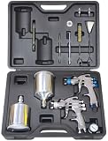 Devilbiss StartingLine Paint Priming HVLP Spray Gun Kit