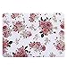 HDE Plastic Hard Shell Case and Keyboard Cover for MacBook Pro 13 with Retina Display (Models: A1425/A1502), Pink Flowers