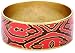 Lucky Brand "Enamel Bangles" Red Multi Medium Bangle Bracelet Lucky Brand "Enamel Bangles" Red Multi Medium Bangle Bracelet