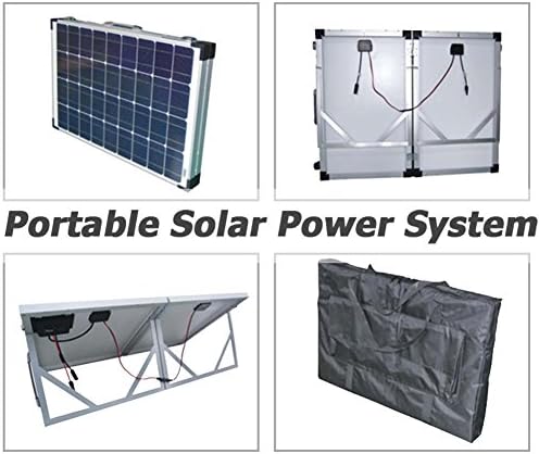 RANTOON Portable Solar System Off Grid 160W Include Solar Panel, Portable Machine,Best Choice For Outdoor Camping
