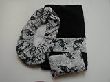 Black Dragon Fabric Shoe Cover Rosin Bag Towel Set