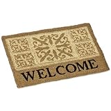 Produkt-Bild: 3D STRUKTUR-FU&szlig;MATTE "WELCOME" KOKOSFU&szlig;MATTE KOKOS 75CM
