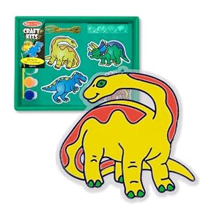 Melissa and Doug Dinosaur Sun Catchers Craft Kit by 