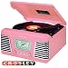 Crosley CR711 Autorama Turntable with AM/FM Radio, Pink