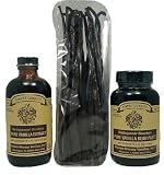 Nielsen-Massey Vanilla Set - Includes 4oz Extract, 4oz Paste and 16 Whole Vanilla Beans