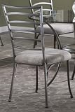 Abbington Dining Chairs (2) 37hx34wx18d Dark Pewter