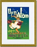 Gold Framed/Matted Print 17x23, Up N' Atom California Carrots