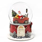 Santa Car - Water Globe