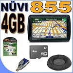 Garmin Nuvi 855 Portable GPS Vehicle Navigation System w/ 4.3