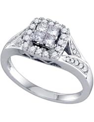 0.50CT-DIA INVISIBLE RING