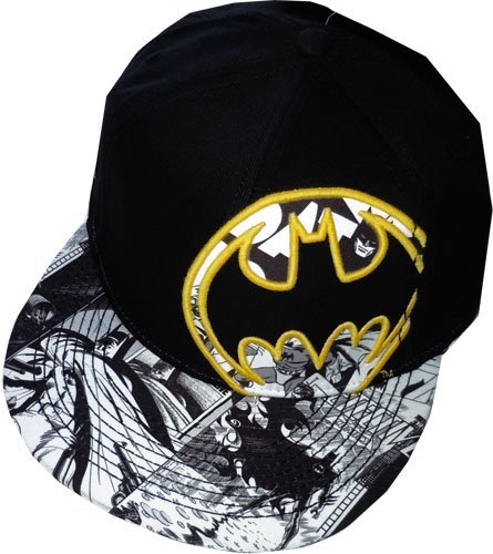  Batman The Dark Knight Logo Fitted Flat-ball Baseball Hat