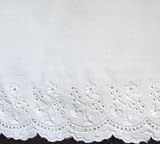 Eyelet Edged Cotton 14 Yrds for $10
