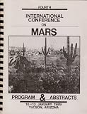 Fourth International Conference on Mars (Program & Abstracts : 10 - 13 January 1989 - Tucson, Arizona)