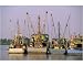 10x8 Photograph (25x20cm) Fishing boats on the Sarawak River waterfront in Kuching by Robert Harding