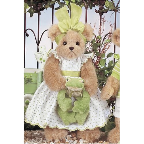 51aEp1eUDsL Leap & Faith Bearington 14 Dressed Teddy Bear Holding a Frog Christmas Stuffed Animal Gift By Bearington Collection