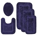 Room Essential Bath Rug Collection - Stargaze Navy