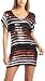 French Connection  Women's Serpent Sequins Dress,Black,6