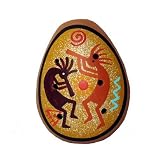 Ocarina Flute from Peru with Dual Hand Painted Kokopelli