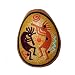 Musical Instruments : Ocarina Flute from Peru with Dual Hand Painted Kokopelli