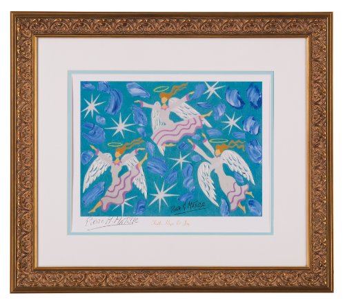 Pierre H. Matisse Signed Lithograph Print: Framed Artwork: Faith, Hope, & Joy