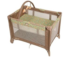 Graco Pack 'N Play Playard with Bassinet, On the Run