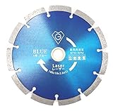 プロ仕様 ダイヤモンドブレード 乾式 レーザー溶接 外径180mm（７インチ） ブルー　穴径25.4mm 実績豊富！