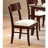 Cappuccino Finish Side Chair (Set of 2) by Coaster Furniture