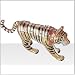 Jewelry Trinket Box with Crystal - Tiger Design