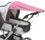 Heitmann 7015 Sonnensegel f�r Kinderwagen mit UV-Schutz 50+ Rosa Preisvergleich