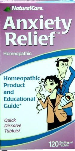 Anxiety and Stress Relief, Fast Dissolving, Fast Absorbing, Fast Acting - 120 Sublingual Tablets #4152 by NaturalCare Product Inc