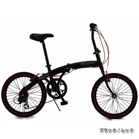 WACHSEN（ヴァクセン） 6段変速 20インチ アルミ 折りたみ自転車 Angriff BA-100