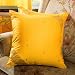 Yellow Sari Cushion Covers / Saree Pillow covers 16 X 16 Inches