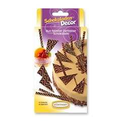 Schoko-Dreiecke & St�bchen "Wellen" aus Zartbitter-Schokolade je Packung