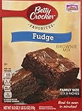 Betty Crocker Fudge Brownie Mix Family Size 18.3oz. (Pack of 4)