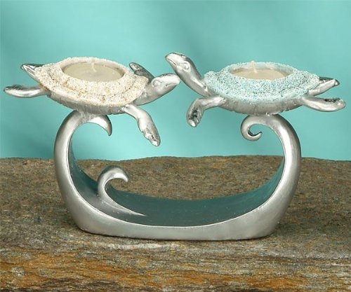 Blue Sand Sea Turtle Decor Model