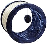 Trixie 4324 Spielrolle, Sisal/Pl�sch � 23 cm/20 cm, blau