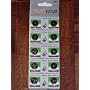 10-pack T&E LR44 1.55v Alkaline Button Cell Battery (Replaces: LR44, CR44, SR44, 357, SR44W, AG13, G13, A76, A-76, PX76, 675, 1166a, LR44H, V13GA, GP76A, L1154, RW82B, EPX76, SR44SW, 303, SR44, S303, S357, SP303, SR44SW)